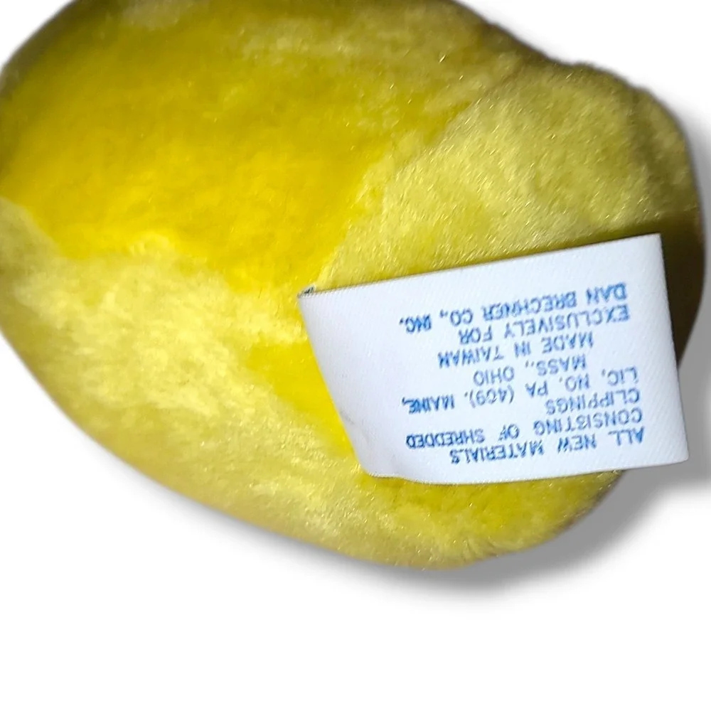 Vintage Dan Brechner Plush Lemon Toy 6